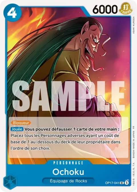 Carte One Piece Ochoku OP17-041, extension Les guerriers les plus puissants au monde