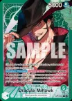 Carte Dracule Mihawk OP14-020 · parallèle