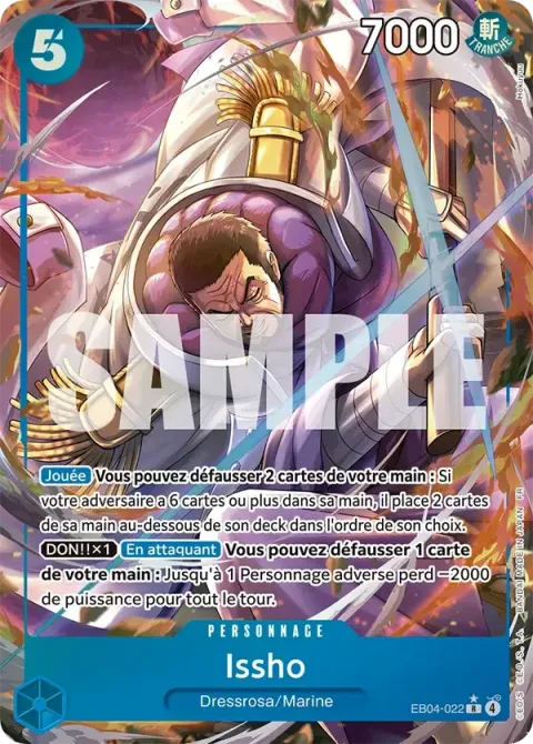 Carte One Piece Issho EB04-022 · parallèle, extension Les sept de la mer d’azur