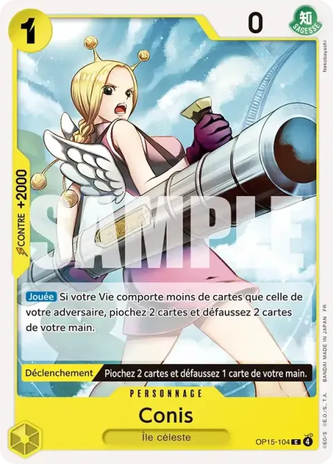 Carte One Piece Conis OP15-104, extension Aventure sur l’île de dieu