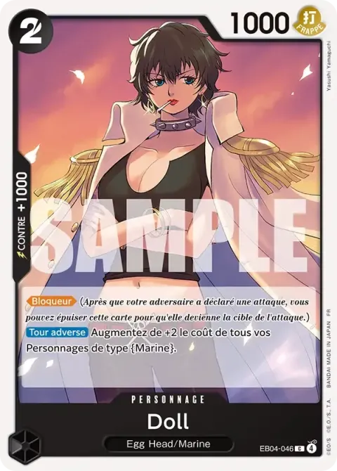 Carte One Piece Doll EB04-046, extension Aventure sur l’île de dieu