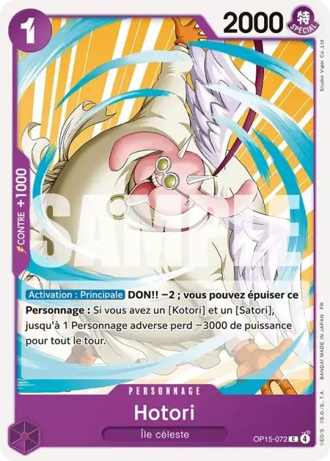 Carte One Piece Hotori OP15-072, extension Aventure sur l’île de dieu