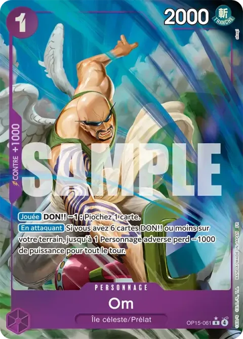 Carte One Piece Om OP15-061 · parallèle, extension Aventure sur l’île de dieu