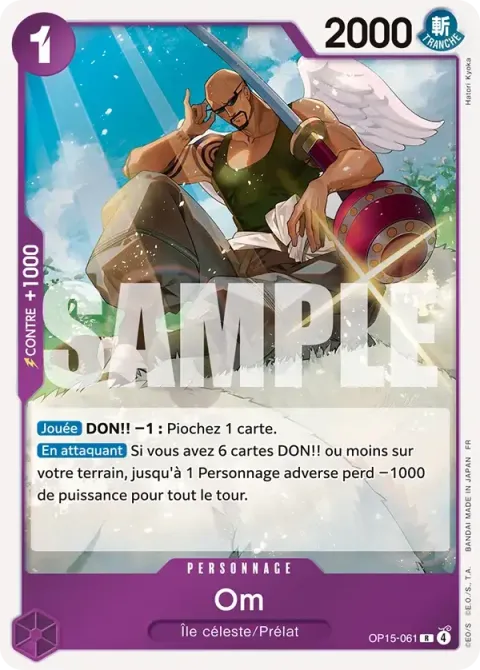 Carte One Piece Om OP15-061, extension Aventure sur l’île de dieu