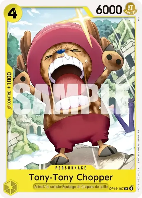 Carte One Piece Tony-Tony Chopper OP15-107, extension Aventure sur l’île de dieu