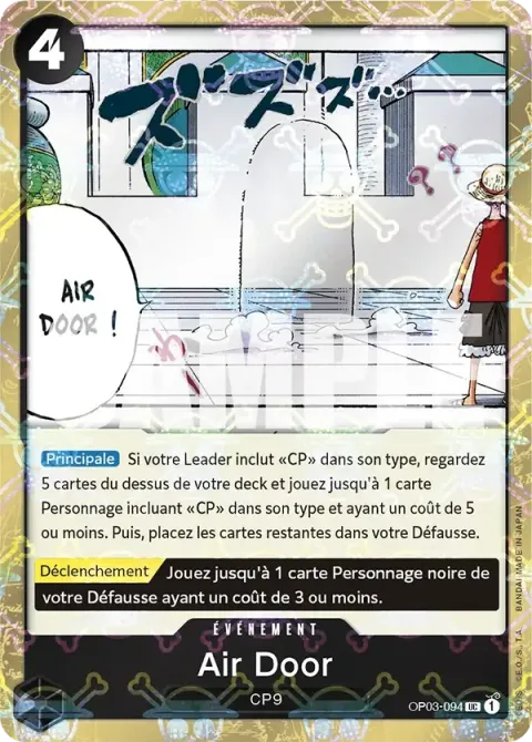 Carte One Piece Air Door OP03-094 · parallèle 2, extension One Piece Card the Best
