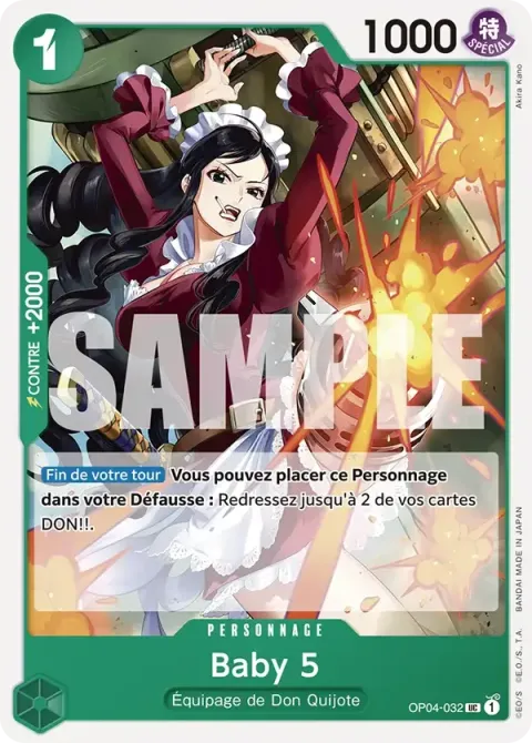 Carte One Piece Baby 5 OP04-032 · parallèle, extension One Piece Card the Best