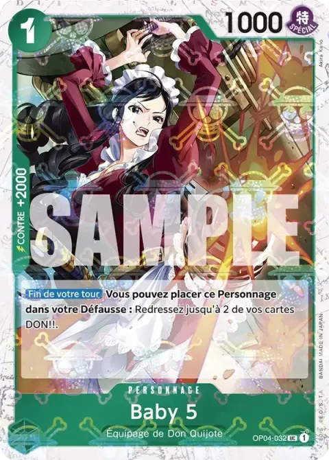 Carte One Piece Baby 5 OP04-032 · parallèle 2, extension One Piece Card the Best