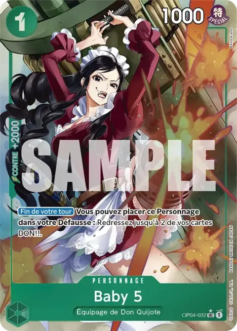 Carte One Piece Baby 5 OP04-032 · parallèle 3, extension One Piece Card the Best