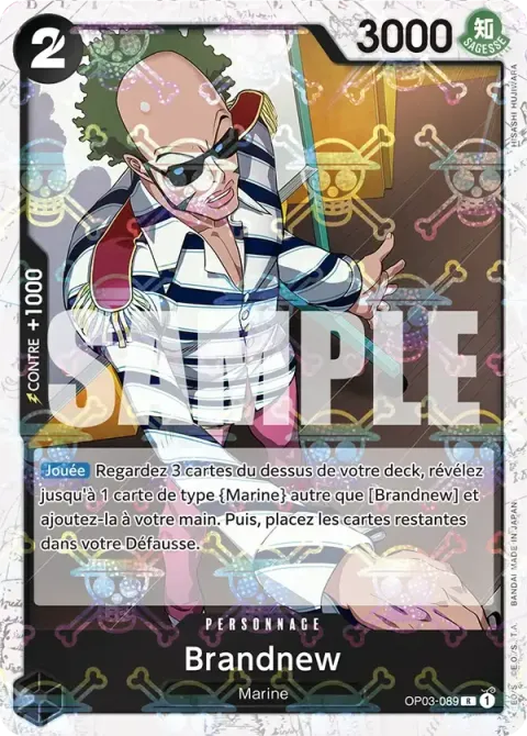 Carte One Piece Brandnew OP03-089 · parallèle 3, extension One Piece Card the Best