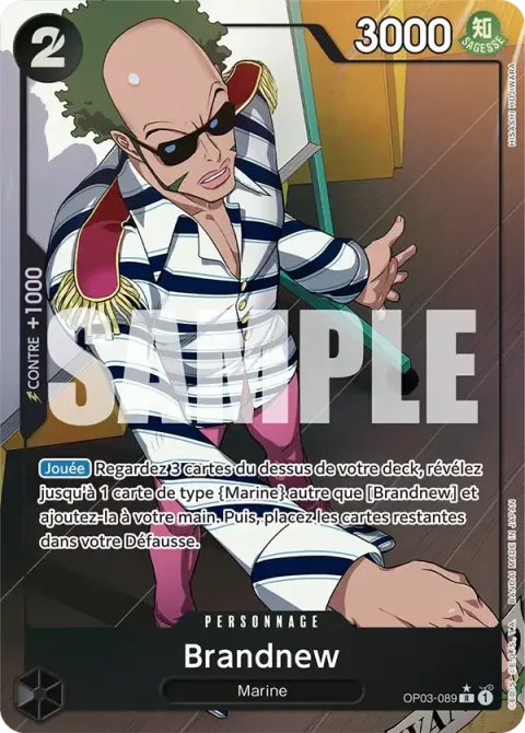 Carte One Piece Brandnew OP03-089 · parallèle 4, extension One Piece Card the Best
