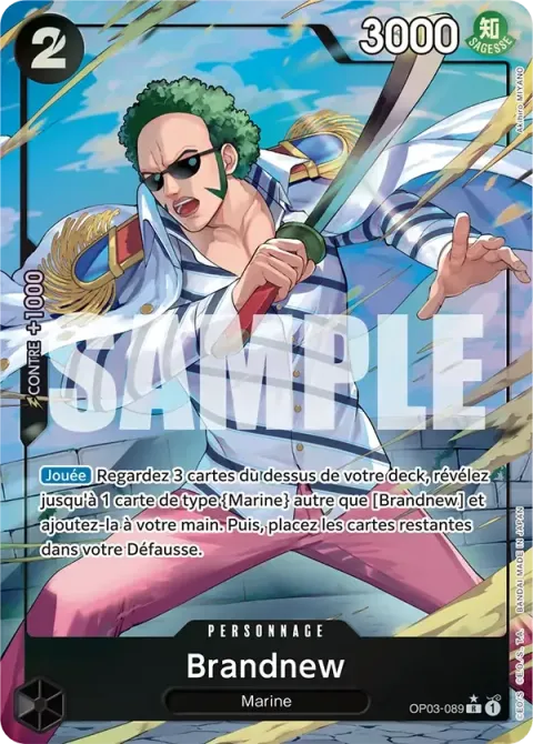 Carte One Piece Brandnew OP03-089 · parallèle 5, extension One Piece Card the Best