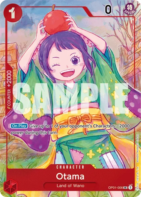 Carte One Piece Otama OP01-006 · parallèle, extension One Piece Card the Best