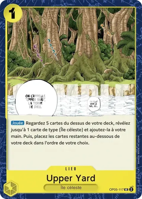 Carte One Piece Upper Yard OP05-117 · parallèle, extension One Piece Card the Best