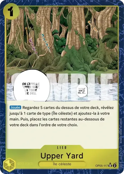 Carte One Piece Upper Yard OP05-117 · parallèle 3, extension One Piece Card the Best