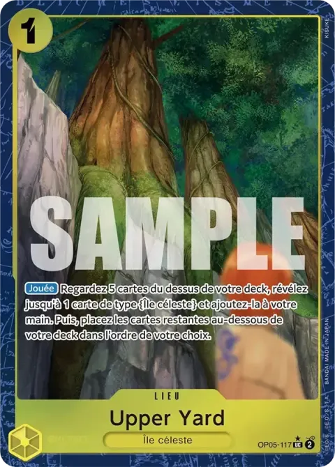Carte One Piece Upper Yard OP05-117 · parallèle 4, extension One Piece Card the Best