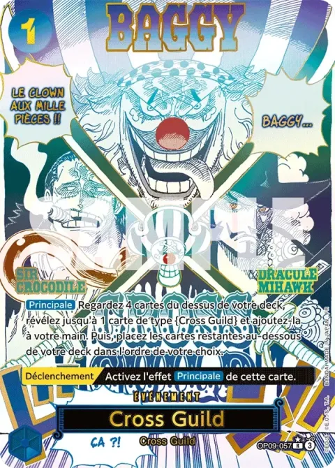 Carte One Piece Cross Guild OP09-057 · parallèle 2, extension One Piece Card the Best VOL.2
