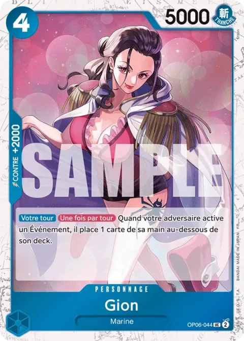 Carte One Piece Gion OP06-044 · parallèle, extension One Piece Card the Best VOL.2
