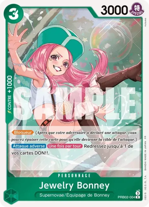 Carte One Piece Jewelry Bonney PRB02-004, extension One Piece Card the Best VOL.2
