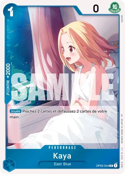 Carte One Piece Kaya OP03-044, extension One Piece Card the Best VOL.2