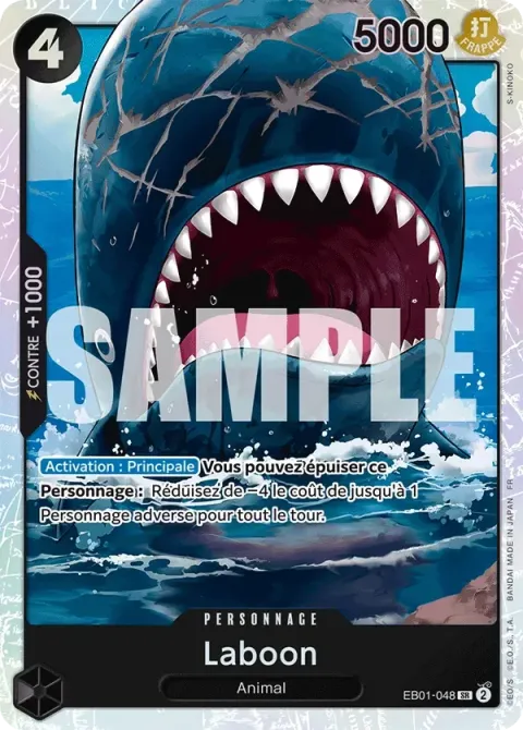 Carte One Piece Laboon EB01-048, extension One Piece Card the Best VOL.2