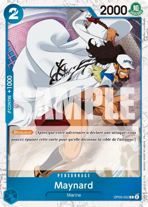 Carte One Piece Maynard OP05-052 · parallèle, extension One Piece Card the Best VOL.2