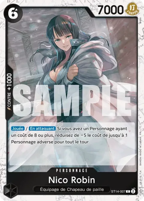 Carte One Piece Nico Robin ST14-007 · parallèle, extension One Piece Card the Best VOL.2
