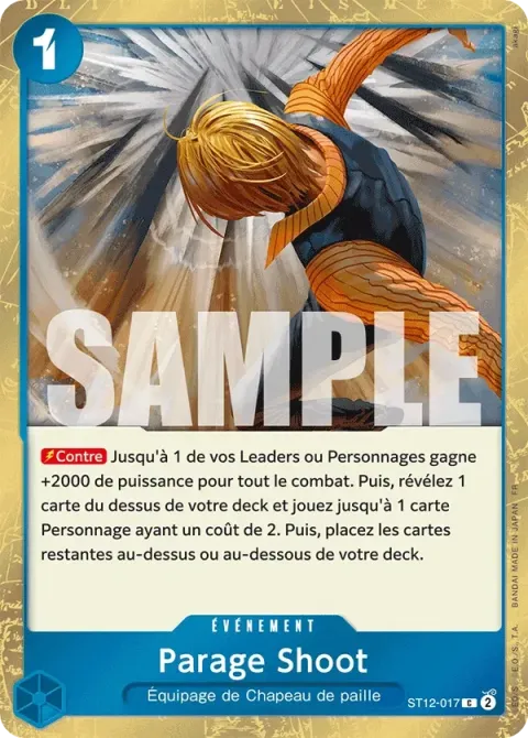 Carte One Piece Parage Shoot ST12-017 · parallèle, extension One Piece Card the Best VOL.2