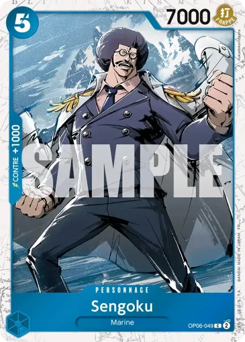 Carte One Piece Sengoku OP06-049 · parallèle, extension One Piece Card the Best VOL.2