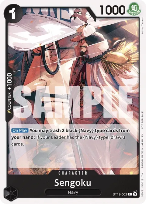 Carte One Piece Sengoku ST19-002 · parallèle, extension One Piece Card the Best VOL.2