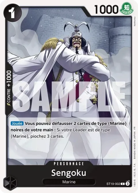 Carte One Piece Sengoku ST19-002, extension One Piece Card the Best VOL.2