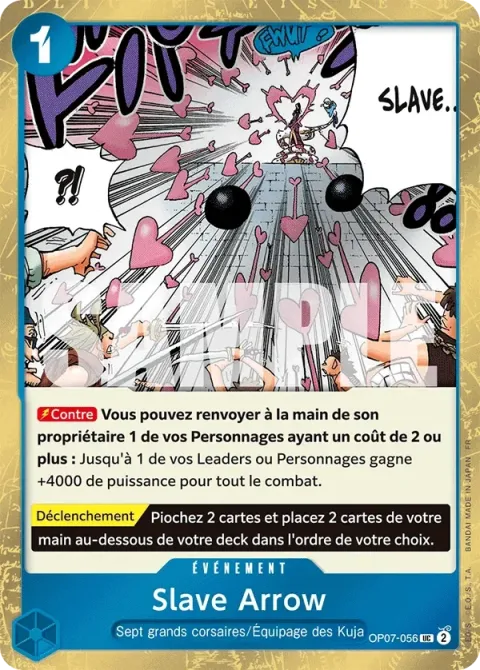 Carte One Piece Slave Arrow OP07-056 · parallèle, extension One Piece Card the Best VOL.2