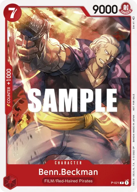 Carte One Piece Benn.Beckman P-021, extension Cartes promo