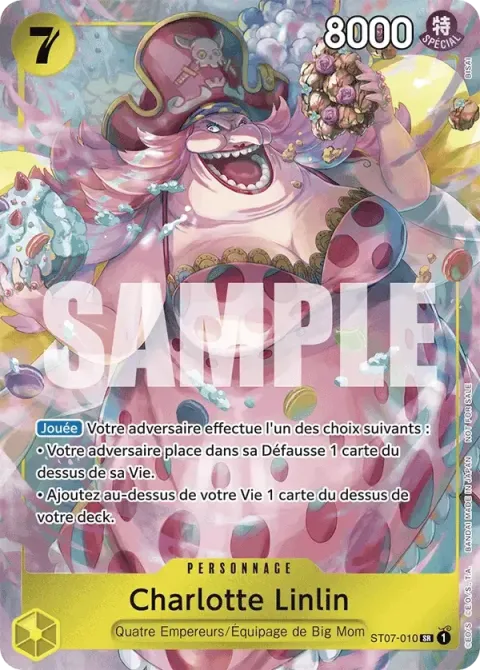Carte One Piece Charlotte Linlin ST07-010 · parallèle, extension Cartes promo