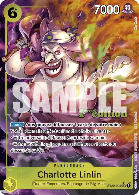 Carte One Piece Charlotte Linlin ST20-005 · parallèle 2, extension Cartes promo