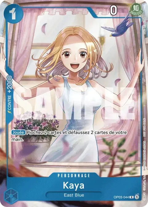 Carte One Piece Kaya OP03-044 · parallèle, extension Cartes promo