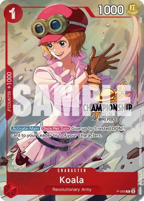 Carte One Piece Koala P-069 · parallèle 2, extension Cartes promo