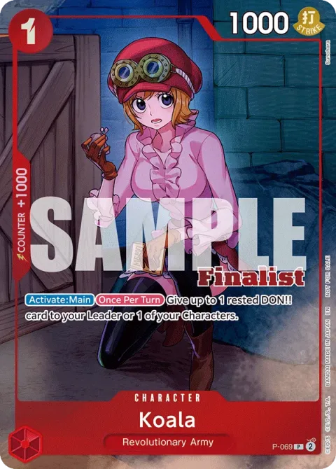 Carte One Piece Koala P-069 · parallèle 5, extension Cartes promo