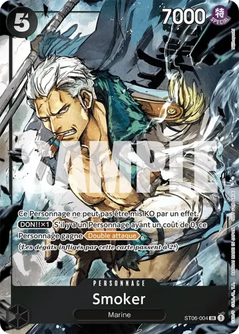 Carte One Piece Smoker ST06-004 · parallèle, extension Cartes promo