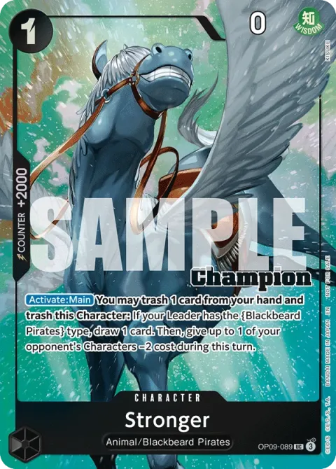 Carte One Piece Stronger OP09-089 · parallèle 3, extension Cartes promo