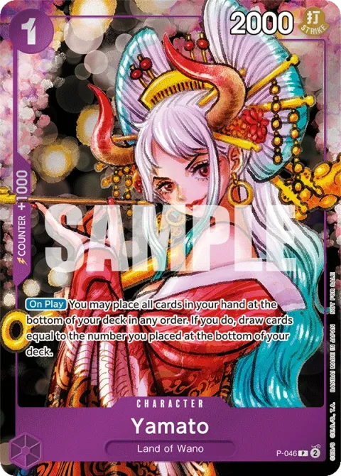 Carte One Piece Yamato P-046, extension Cartes promo