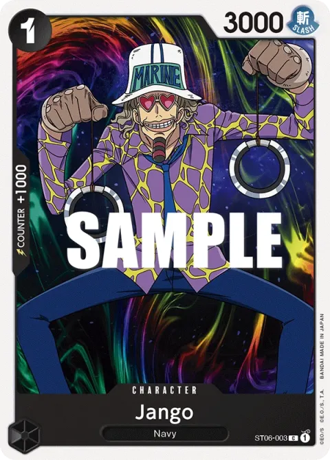 Carte One Piece Jango ST06-003, extension Deck Absolute Justice (sortie anglaise)