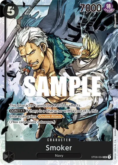 Carte One Piece Smoker ST06-004, extension Deck Absolute Justice (sortie anglaise)