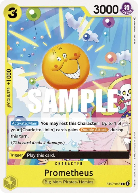 Carte One Piece Prometheus ST07-013, extension Deck Big Mom Pirates (sortie anglaise)