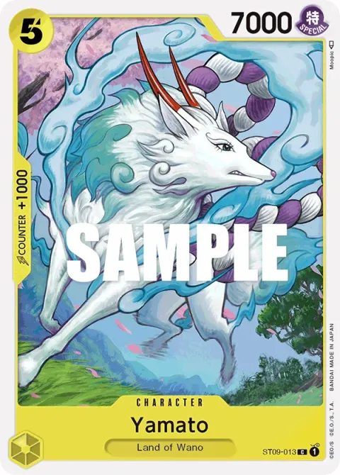 Carte One Piece Yamato ST09-013, extension Deck Yamato (sortie anglaise)