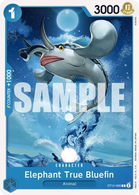 Carte One Piece Elephant True Bluefin ST12-009, extension Deck Zoro and Sanji (sortie anglaise)