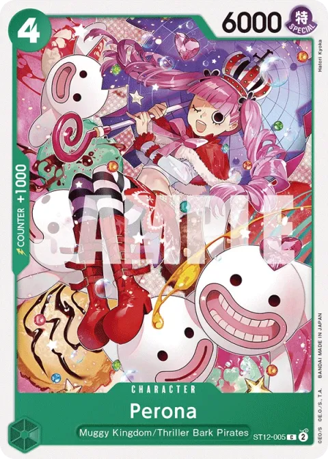 Carte One Piece Perona ST12-005, extension Deck Zoro and Sanji (sortie anglaise)