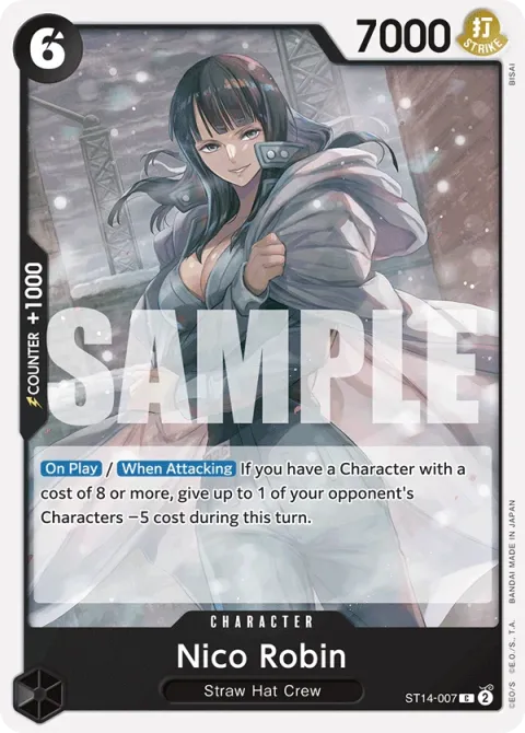 Carte One Piece Nico Robin ST14-007, extension Deck 3D2Y (sortie anglaise)