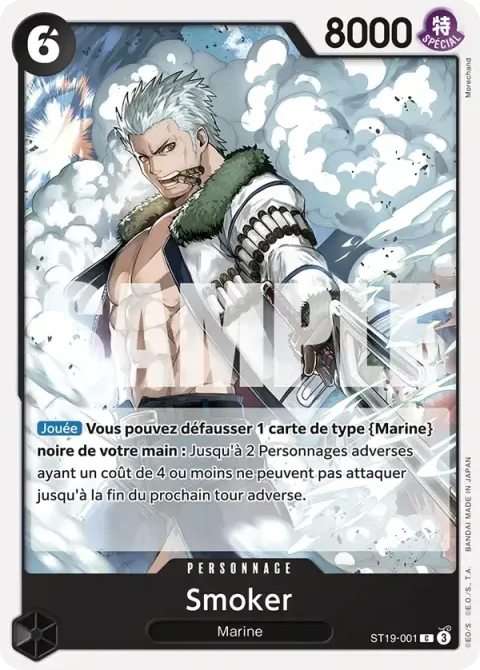 Carte One Piece Smoker ST19-001, extension Deck noir Smoker