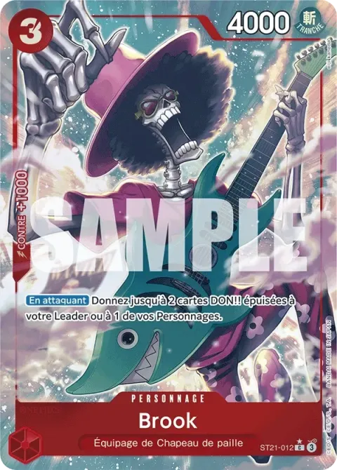 Carte One Piece Brook ST21-012 · parallèle, extension Deck Gear 5TH